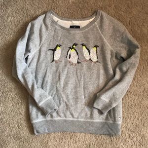 American Eagle bedazzled Penguins sweatshirt